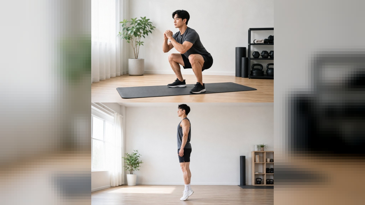 8분 하체 빠른 시작